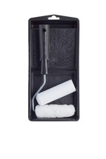 Essentials Mini Roller Set Walls & Ceilings Tray and Frame 4” Emulsion & Gloss