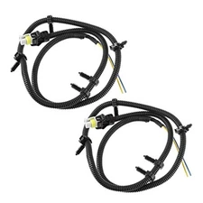  2 Pcs ABS Wheel Speed Sensor Wiring Harness Rear Left Right 10340314 10340316 