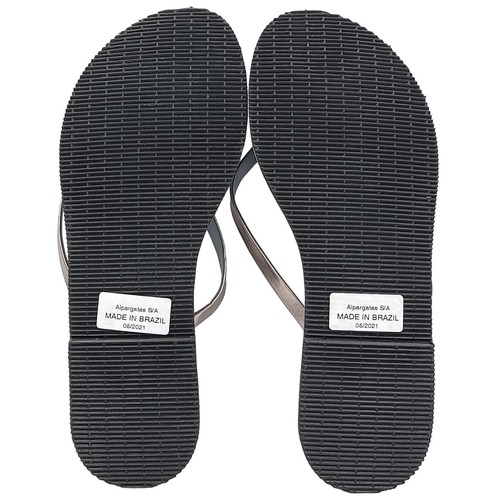 Sandalias Havaianas Mujer You Tanga Metálicas Chanclas EE. UU. 11/12 Acero Gris - Imagen 4 de 4