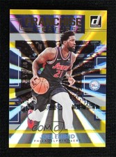 2022 Panini Donruss Franchise Features Holo Yellow Laser 7/25 Joel Embiid #4 6l7