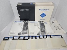 Vtg Word Perfect Version 5.1 UPGRADE for DOS - 5 1/4" Floppies Manuals