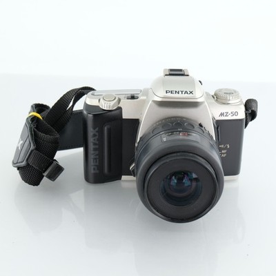 Pentax MZ-50 analoge Spiegelreflexkamera 35 mm + 28 80 mm Objektiv Kit Autofokus Japan getestet