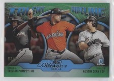 2019 Bowman Green Refractor 64/99 Nick Neidert Austin Dean Tristan Pompey 7m3
