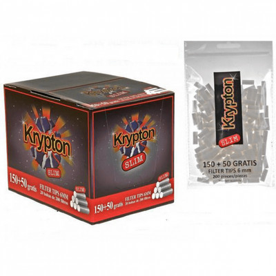 4000 Krypton Slim 6mm Filter (20 Beutel 150+50 Stück)