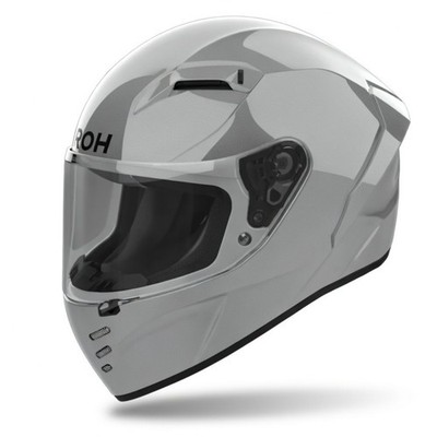 HELM AIROH CONNOR COLOR CEMENT GREY GLOSS ROAD MOTARD INTEGRAL