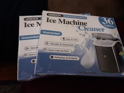 Uskich Ice Machine Cleaner Tablets Box Of 36 Unscented