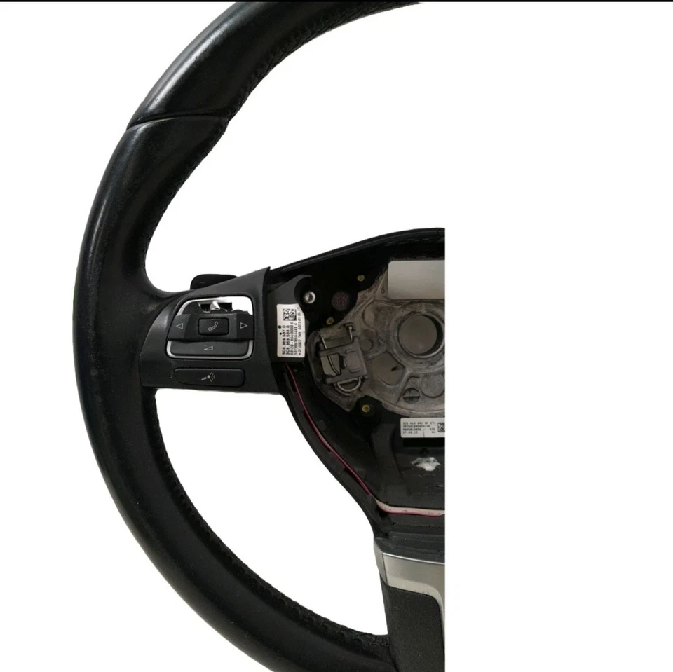 Vw Passat B7 Lenkrad Lederlenkrad Schwarz - Bild 2 von 4