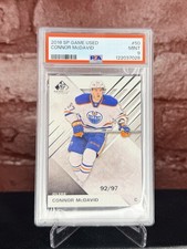 2016 SP Game Used Connor McDavid #50 /97 PSA 9 Oilers Low Serial