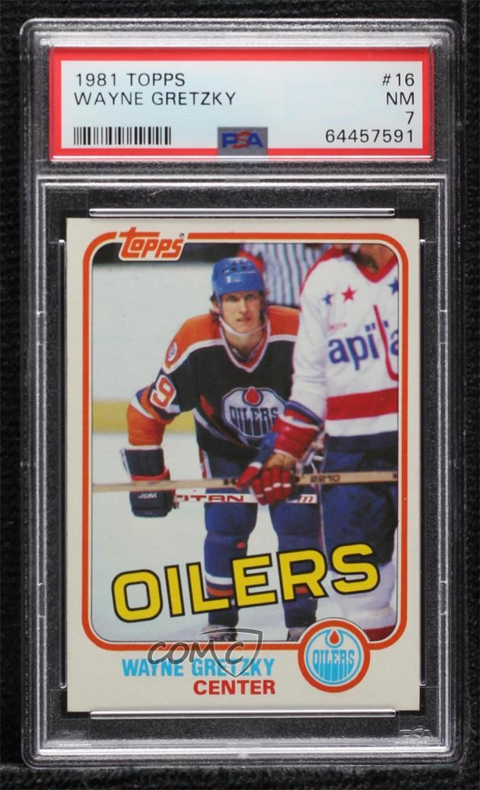 1981-82 Topps Wayne Gretzky #16 PSA 7 HOF 0n9q