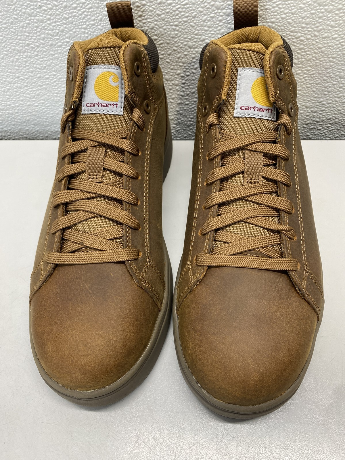 Carhartt Mens Detroit Chukka Leather Hiking Boots Size 9 M Dark Brown