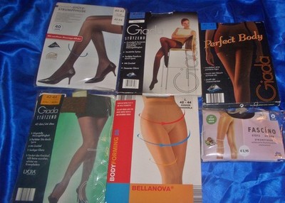 Sexy Konvolut Stützstrumpfhosen Shaping Strumpfhosen Gr. 40 42 44 M/L Paket OVP