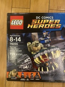 LEGO DC: Batman: Killer Croc Sewer Smash (76055) SEALED, Dent In Box NEW