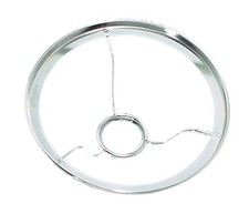 B&P Lamp 10" Nickel Plated Shade Ring Holder* Aladdin Brand Burners