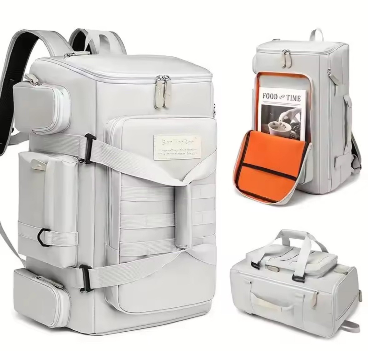 Mochila de viaje al aire libre multifuncional multibolsillo de gran capacidad