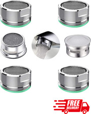 4Pc Faucet Aerator 24mm 15/16" Brass External Thread w/ Gasket