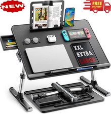 Mesa auxiliar para portátil, extragrande y a...