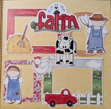 "FUN AT THE FARM" MY MIND'S EYE DIE CUTS ANIMALS PETTING ZOO KIDS FUN
