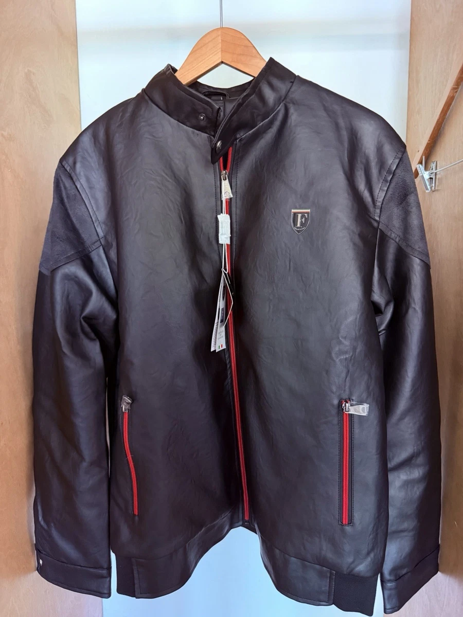 Zip Leather Outer Shell Jackets for Men for Sale - eBay