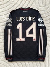 FC Bayern Luis Diaz matchworn Issued Spielertrikot Prepared Champions League