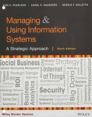 Managing and Using Information - Ring-bound, by Pearlson Keri E.; - Acceptable
