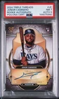 2024 TRIPLE THREADS ROOKIE #JC JUNIOR CAMINERO ROOKIE RC /199 PSA 7 DNA AUTO 9