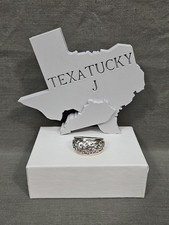 Vintage Sterling Silver 925 Filigree Ring Size 8