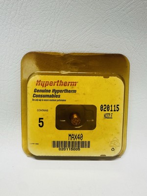 NEW Hypertherm 020115 Nozzles Qty. 5 - MAX40