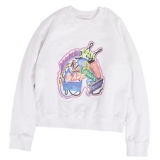 Hermes Sweatshirt 23SS Trainer Long Sleeve Cotton Top Womens 36 s Used MOLO-0