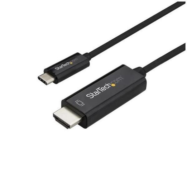 Cavo adattatore usb-c a hdmi - 4k 60hz da 1m - nero - Immagine 2