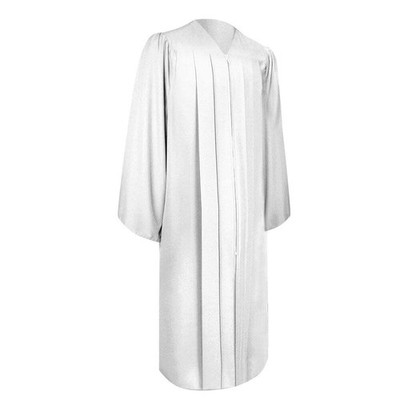 Endea Church Matte White Adult Choir Robe Unisex