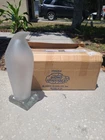 Vintage Blenko Translucent White Blown Glass Emperor Penguin Beautiful Heavy 14"