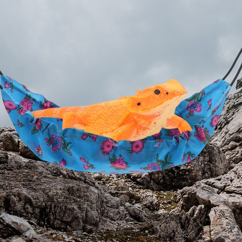 Bearded Dragon Hammock Lizard Hammock with Suction Cups and Hooks 1 Set - Bild 3 von 13