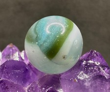 Vintage Vitro Agate Patch Marble - UNUSUAL Colors - .66" Very Good