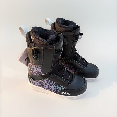 NEW Northwave Dahlia SLS Women's Snowboard Boots Black/Irredescent Size 6.5