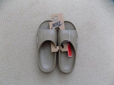 NEW MENS 9 NIKE REACTX REJUVEN8 SLIDES SLIP ON SANDALS KHAKI BROWN HV4479 200