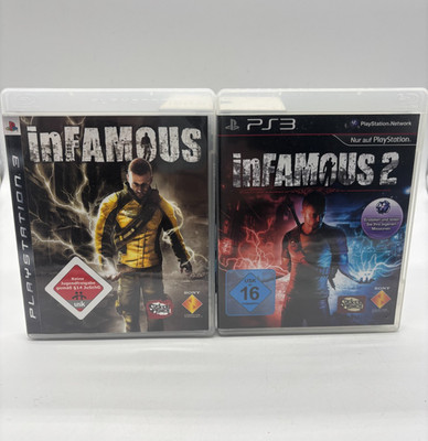 Sony PS3 Playstation 3 Infamous + Infamous 2- Konvolut in OVP
