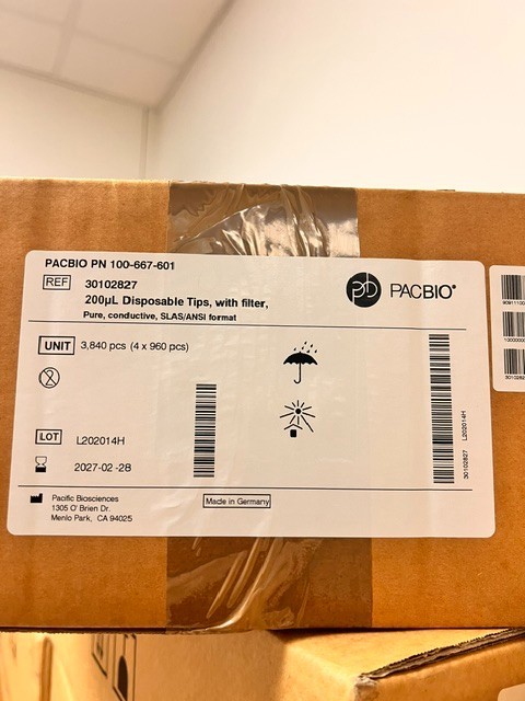 PacBio Sequel II IIe Revio 200uL Filter Tips 100-667-601 30102827 3840 New