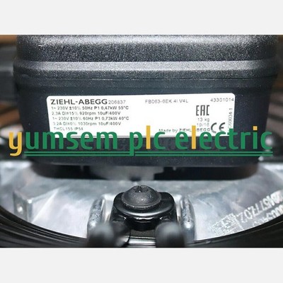 1PC New ZIEHL-ABEGG fan FB063-6EK.4I.V4L