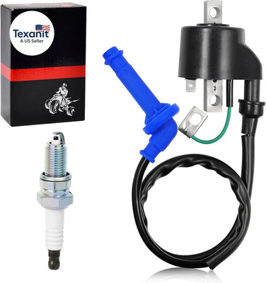 Ignition Coil and Spark Plug Wire Cap & Spark Plug for HONDA CRF 450 CRF 450R CR