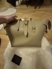 Furla Net Tote Bag M Shopper Schultertasche Tasche Greige taupe 