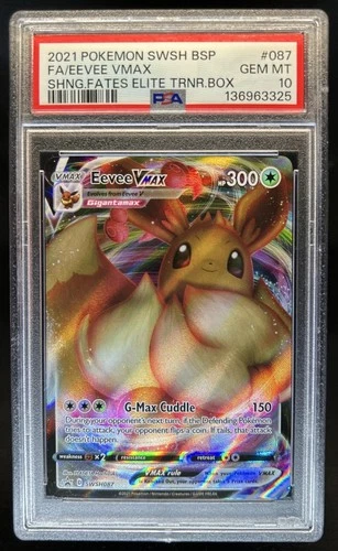 2019-2023 Pokemon SWSH Black Star Promos Eevee VM #SWSH087 PSA 10 GEM MINT