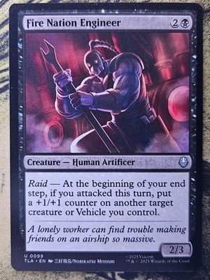 Fire Nation Engineer 99 Avatar: The Last Airbender Magic: The Gathering NM