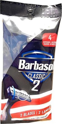 (Free Duty Tax) Barbasol Classic 2 - 4 razors