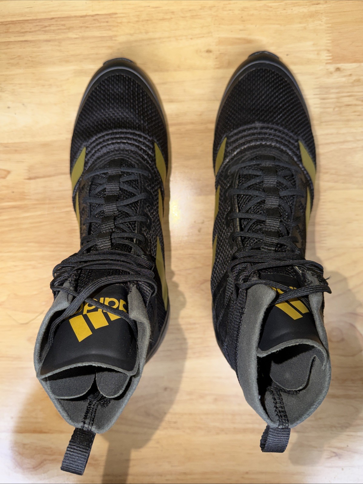 Adidas Speedex 18 Boxing Boots Sparring Boxing Trainers Shoes Black Mens 9 GUC thumbnail 6