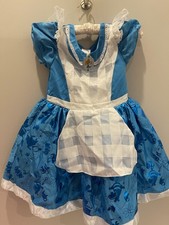 Disney Store Alice In Wonderland Costume Child SZ 7/8