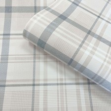 Image of Kirkham Check Navy Wallpaper Paste The Paper Washable Bedroom Holden Decor