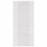 PapiertüTen Papierbeutel Weiß 14+7 X 29Cm FüR Ca. 1,5Kg Inhalt Brot Obst Markt