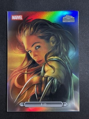2026 Topps Chrome Marvel Comics #FF-50 X-23 Fanfare Refractor