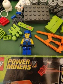 LEGO Power Miners: Granite Grinder (8958) missing 1 minifig Otherwise Complete