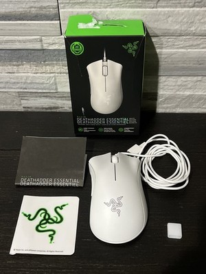 Razer DeathAdder Essential Gaming Mouse Mercury White 6400 DPI Open Box